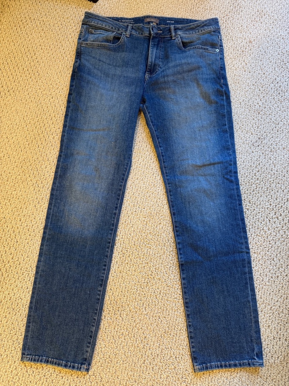 DL1961 Men's Slim Jeans in Medium Blue Wash